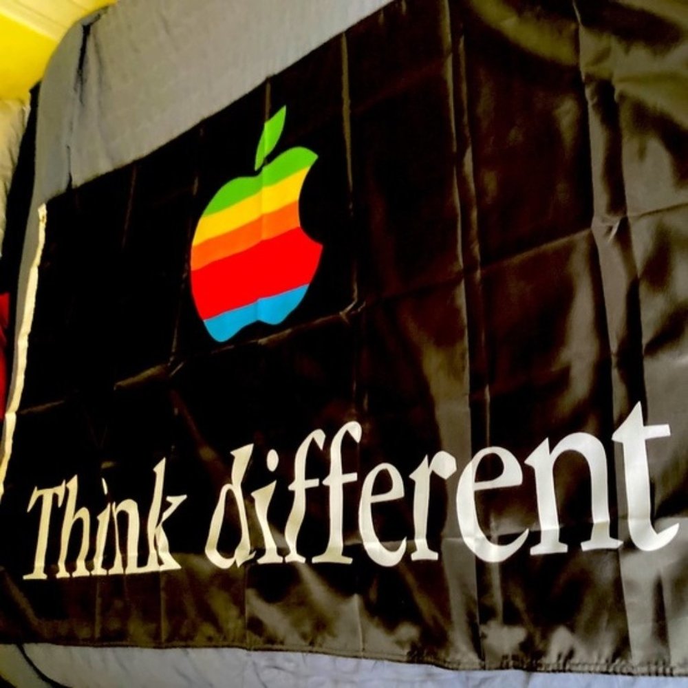 80's Apple Banner/Flag